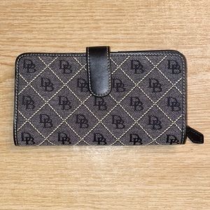Dooney & Burke All Over Monogram Wallet - NEVER USED